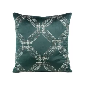   Blink30 bársony párnahuzat Sötét menta/világos arany 45x45 cm