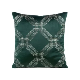   Blink30 bársony párnahuzat Sötétzöld/világos arany 45x45 cm