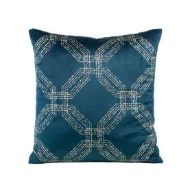   Blink30 bársony párnahuzat Sötétkék/világos arany 45x45 cm