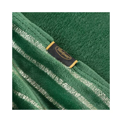 Ginko3 plüss takaró Sötétzöld 150x200 cm