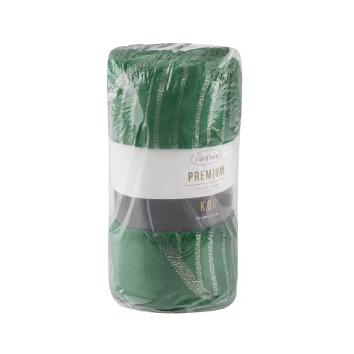 Ginko3 plüss takaró Sötétzöld 150x200 cm