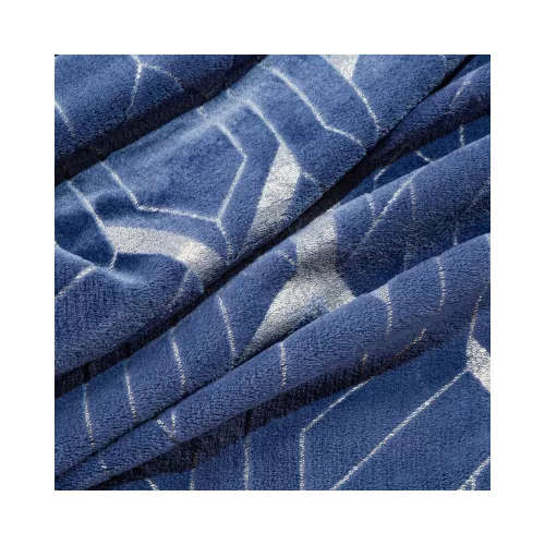 Ginko4 plüss takaró Kék 150x200 cm