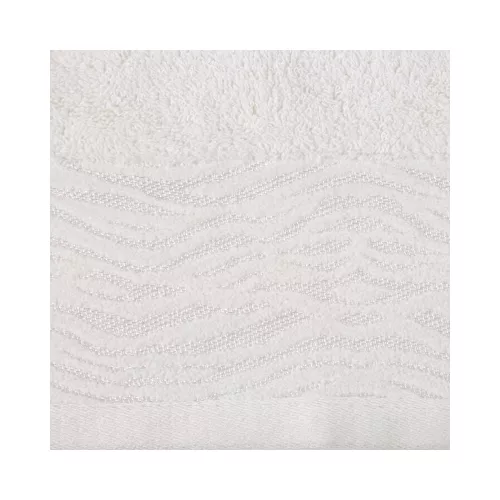 Dafne jacquard törölköző Krémszín 50x90 cm