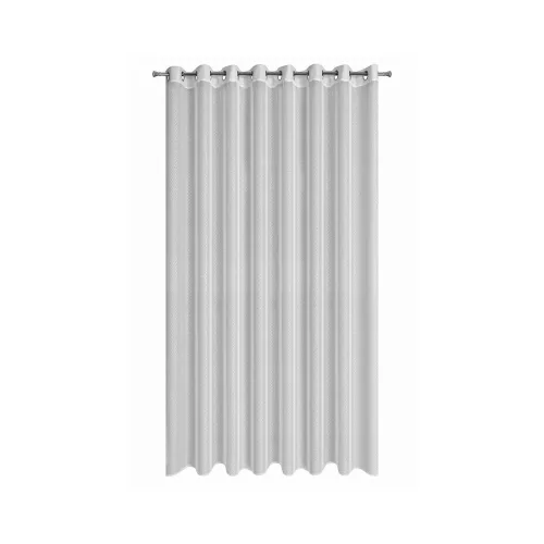 Loara mintás dekor függöny Fehér/ezüst 300x250 cm
