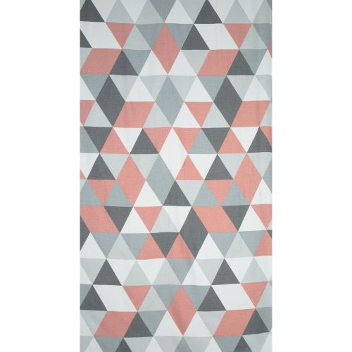 Adina mintás dekor függöny Sötétrózsaszín 140x250 cm