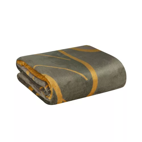 Alisma2 plüss takaró barna/bézs 150x200 cm