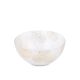 Blanca5 üveg tál Fehér/arany 25x13 cm