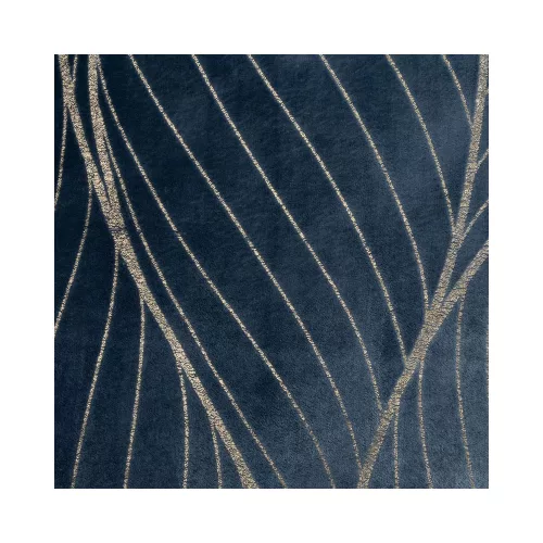 Lotos plüss takaró Gránátkék/arany 150x200 cm