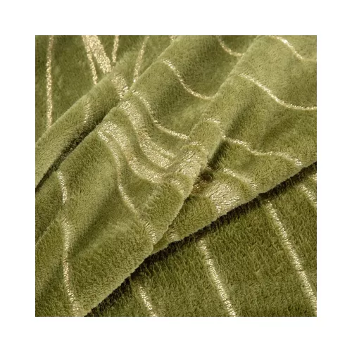 Lotos plüss takaró Olívazöld 150x200 cm