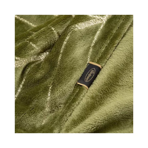 Lotos plüss takaró Olívazöld 150x200 cm