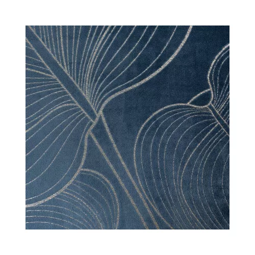 Blanca plüss takaró Gránátkék/arany 150x200 cm