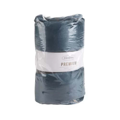 Lili plüss takaró Gránátkék/arany 150x200 cm