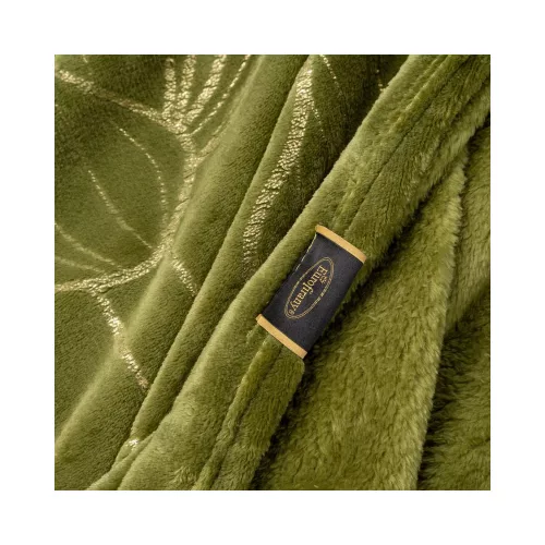 Lili plüss takaró Olívazöld 150x200 cm