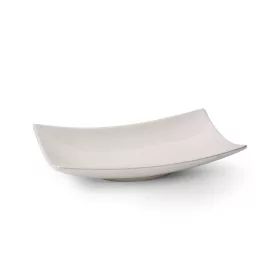   Simona3 dekoratív kerámia tál gyöngyház szín 31x17x7 cm