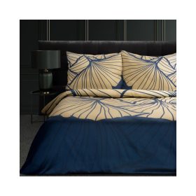   Musa4 prémium ágyneműhuzat Gránátkék/arany 160x200 cm - 70x80 cm 2db