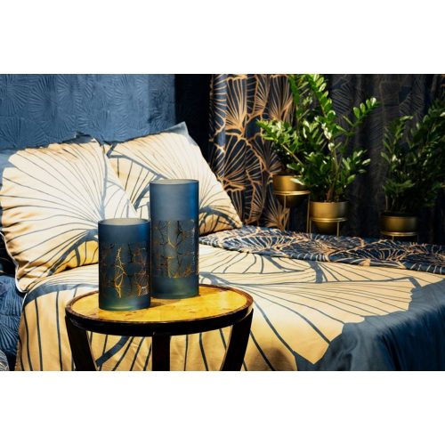 Musa4 prémium ágyneműhuzat Gránátkék/arany 160x200 cm - 70x80 cm 2db