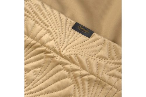 Musa5 bársony ágytakaró Bézs 280x260 cm