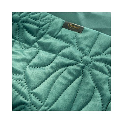 Salvia1 bársony ágytakaró Szürkészöld 280x260 cm