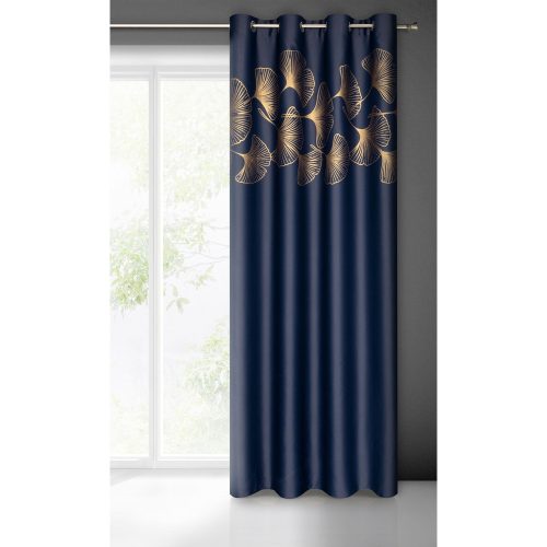 Harmony sötétítő függöny Gránátkék/arany 140x250 cm