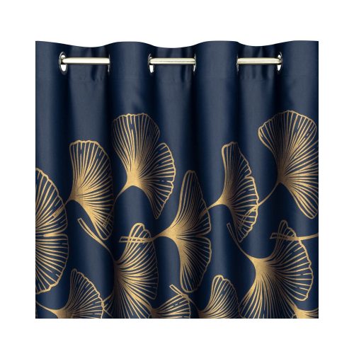 Harmony sötétítő függöny Gránátkék/arany 140x250 cm