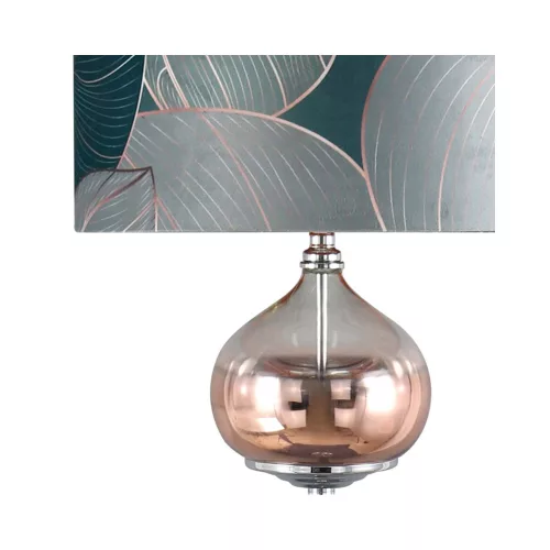 Salvia4 állólámpa bársony búrával Szürkészöld/tejfehér 43x157 cm