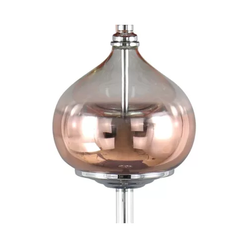 Salvia4 állólámpa bársony búrával Szürkészöld/tejfehér 43x157 cm