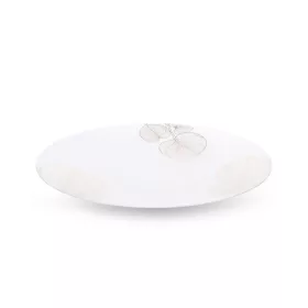 Blanca5 üveg tál Fehér/arany 37x4 cm