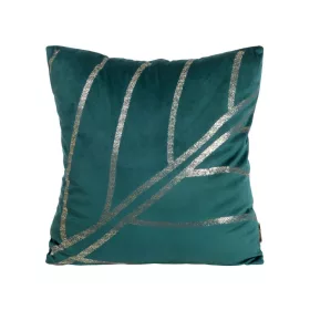   Blink38 bársony párnahuzat Sötét türkiz/világos arany 45x45 cm