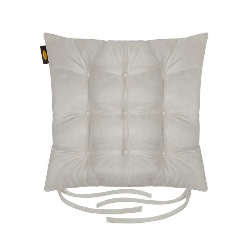 Ada ülőpárna megkötővel Szürke 40x40x6 cm