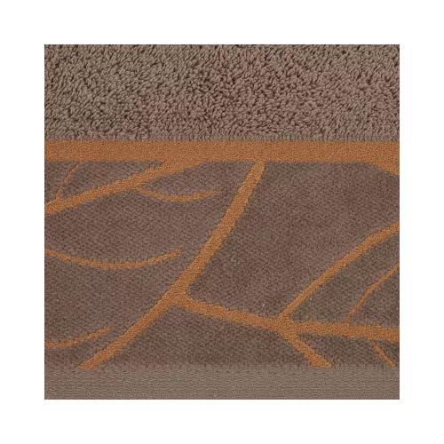 Alisma2 jacquard törölköző barna 50x90 cm