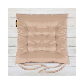   Ülőpárna megkötővel bársony szövetből Sötét rózsaszín 40x40x6 cm