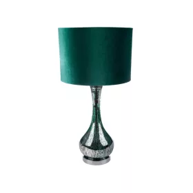   Ada 01 asztali lámpa bársony búrával Sötétzöld 36x69 cm