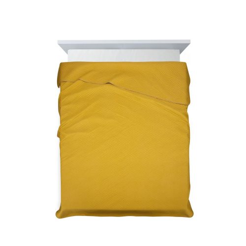 Boni4 mikroszálas ágytakaró Mustársárga 170x210 cm