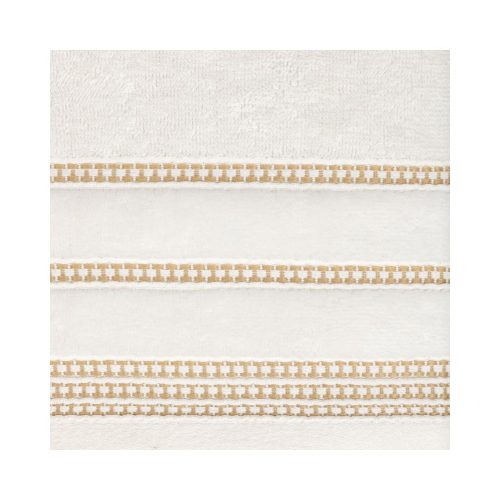 Amanda csíkos törölköző Krémszín 50x90 cm
