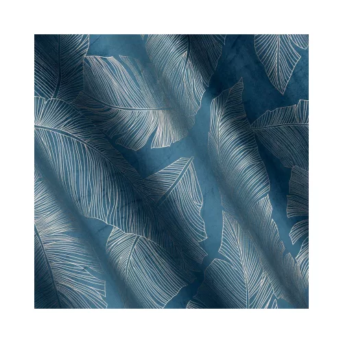 Musa2a bársony sötétítő függöny Sötétkék/pezsgő 140x250 cm