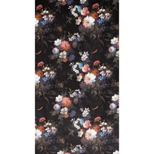 Karen bársony sötétítő függöny Fekete 140x270 cm