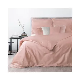   Delia pamut-szatén ágyneműhuzat Pasztell rózsaszín 160x200 cm - 70x80 cm 2db