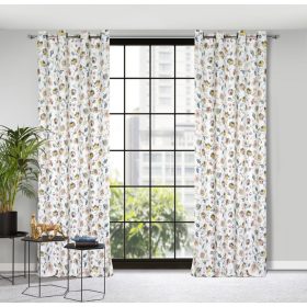   Kristal sötétítő függöny Fehér/világosszürke 140x250 cm