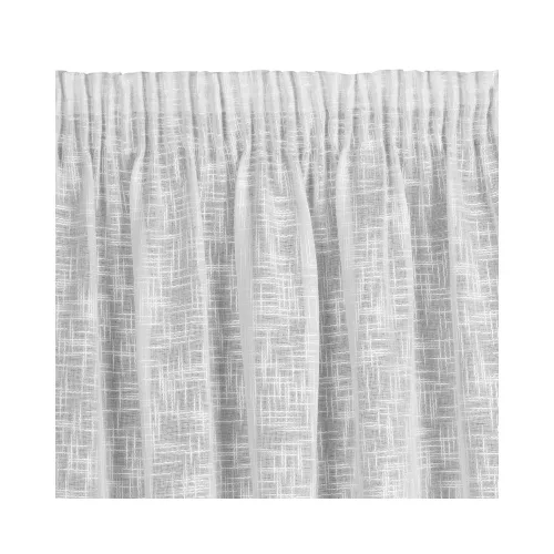 Rubi öko stílusú sötétítő függöny Fehér 140x270 cm