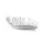 Sana csónak alakú tál márványos mintával Fehér/ezüst 36x19x6 cm