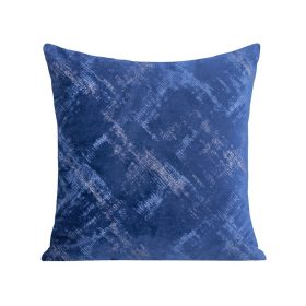 Adria bársony párnahuzat Sötétkék/pezsgő 40x40 cm