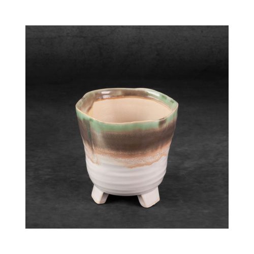 Katia kerámia kaspó Krémszín/bézs 11x11x10 cm