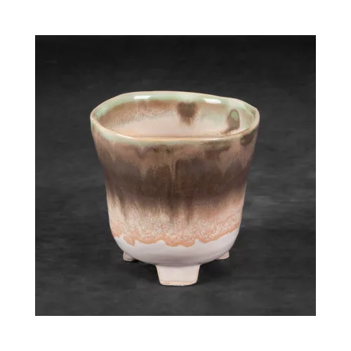 Katia kerámia kaspó Krémszín/bézs 15x15x15 cm