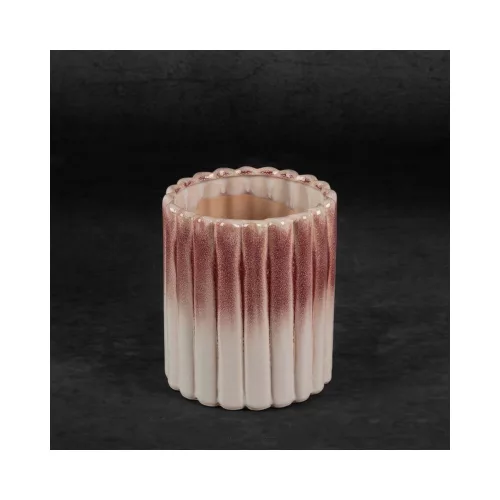 Evita kerámia kaspó Krémszín/rózsaszín 15x15x16 cm