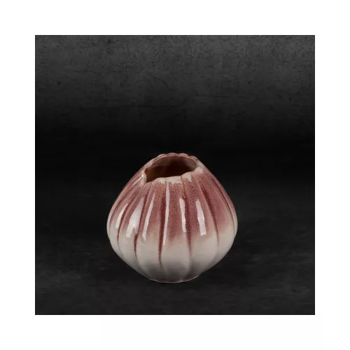 Evita kerámia váza Krémszín/rózsaszín 18x18x14 cm