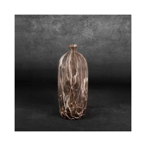 Marika kerámia váza Barna 13x13x42 cm