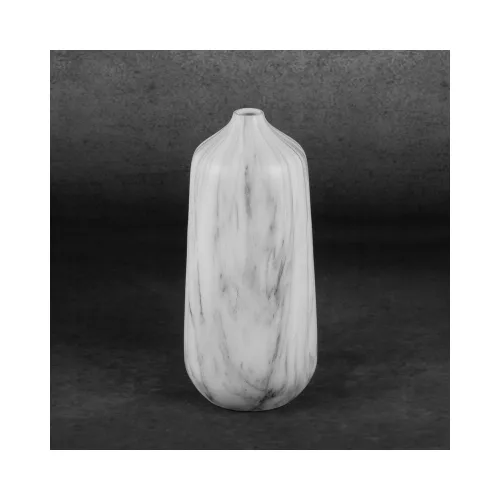 Mija kerámia váza Krémszín 17x17x23 cm