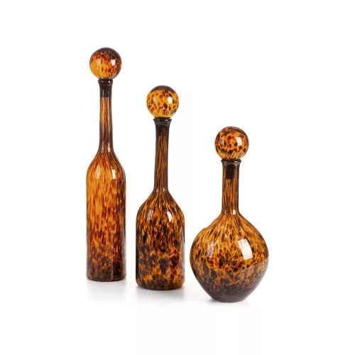 Isla műüveg dekoratív kiöntő Narancssárga 12x12x70 cm