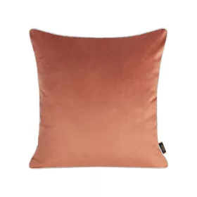   Kétoldalú párnahuzat bársony és len szövetből Sötét rózsaszín 45x45 cm