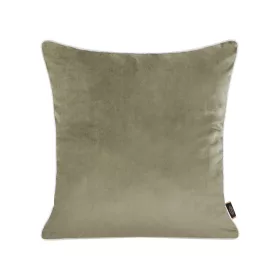   Kétoldalú párnahuzat bársony és len szövetből Bézs 45x45 cm